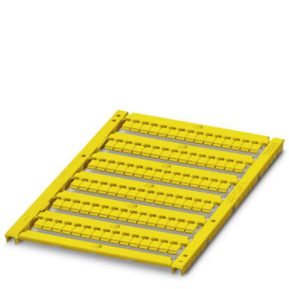 Phoenix Contact UniCard Terminal Marker; UCT-TMF 4 YE ; for THERMOMARK PRIME/CARD; BLUEMARK CLED/LED; TOPMARK LASER; 90-Section; 4.2mm Width; Yellow